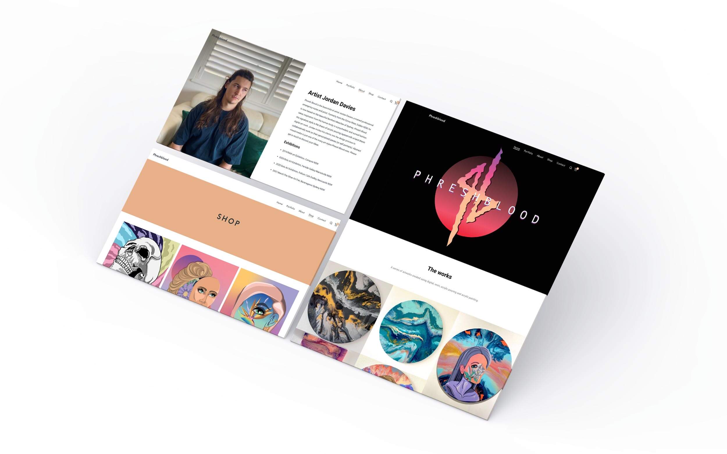 Phresh Blood website created by Genesis Marketing Consultants